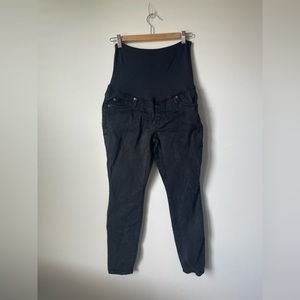 GAP MATERNITY TRUE WAISTBAND FULL PANEL TRUE SKINNY JEANS WITH WASHWELL